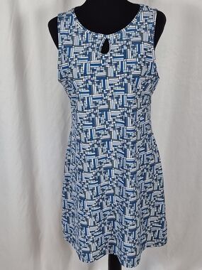 Nuu Muu The Original "Patience" Sleeveless Geometric Active Dress - Size L